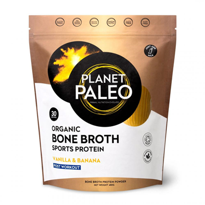 Organic Bone Broth Sports Protein Vanilla & Banana 480g
