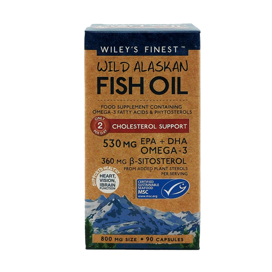 Wild Alaskan Fish Oil Cholesterol Support 90's