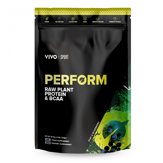 Perform Raw Plant Protein & BCAA Acai & Blueberry 532g