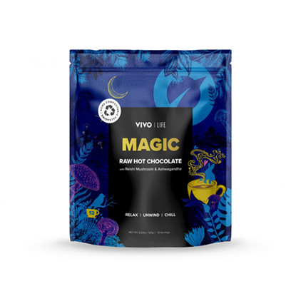 Magic Raw Hot Chocolate with Reishi Mushroom & Ashwagandha 120g