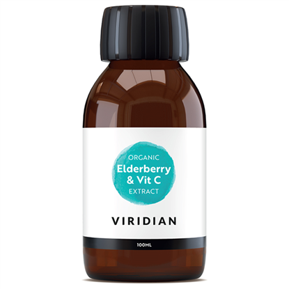 Organic Elderberry Extract + Vit C 100ml