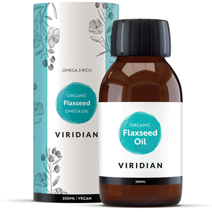 100% Organic Golden Flaxseed Oil 200ml