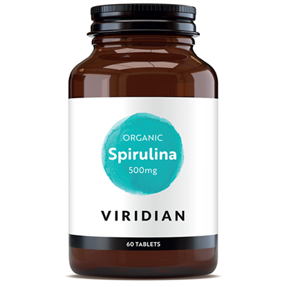 100% Organic Spirulina 500mg 60's