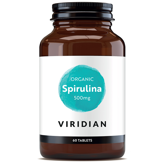 100% Organic Spirulina 500mg 60's