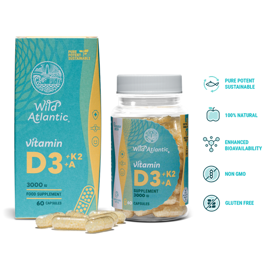 Picture of Vitamin D3+K2+A 60's